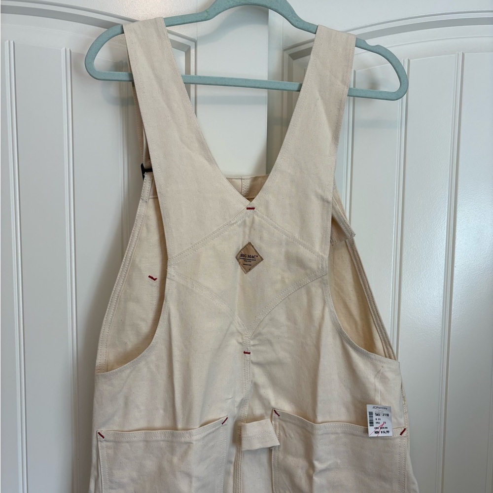 NWT vintage Bic Mac workwear cream overalls 
men’s size 36 x 29 - Picture 6 of 9